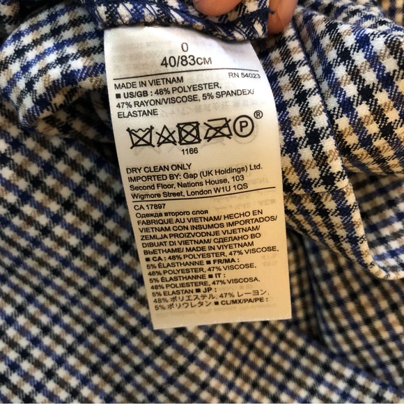 Banana Republic Dress Plaid Zip up - Picture 10 of 11